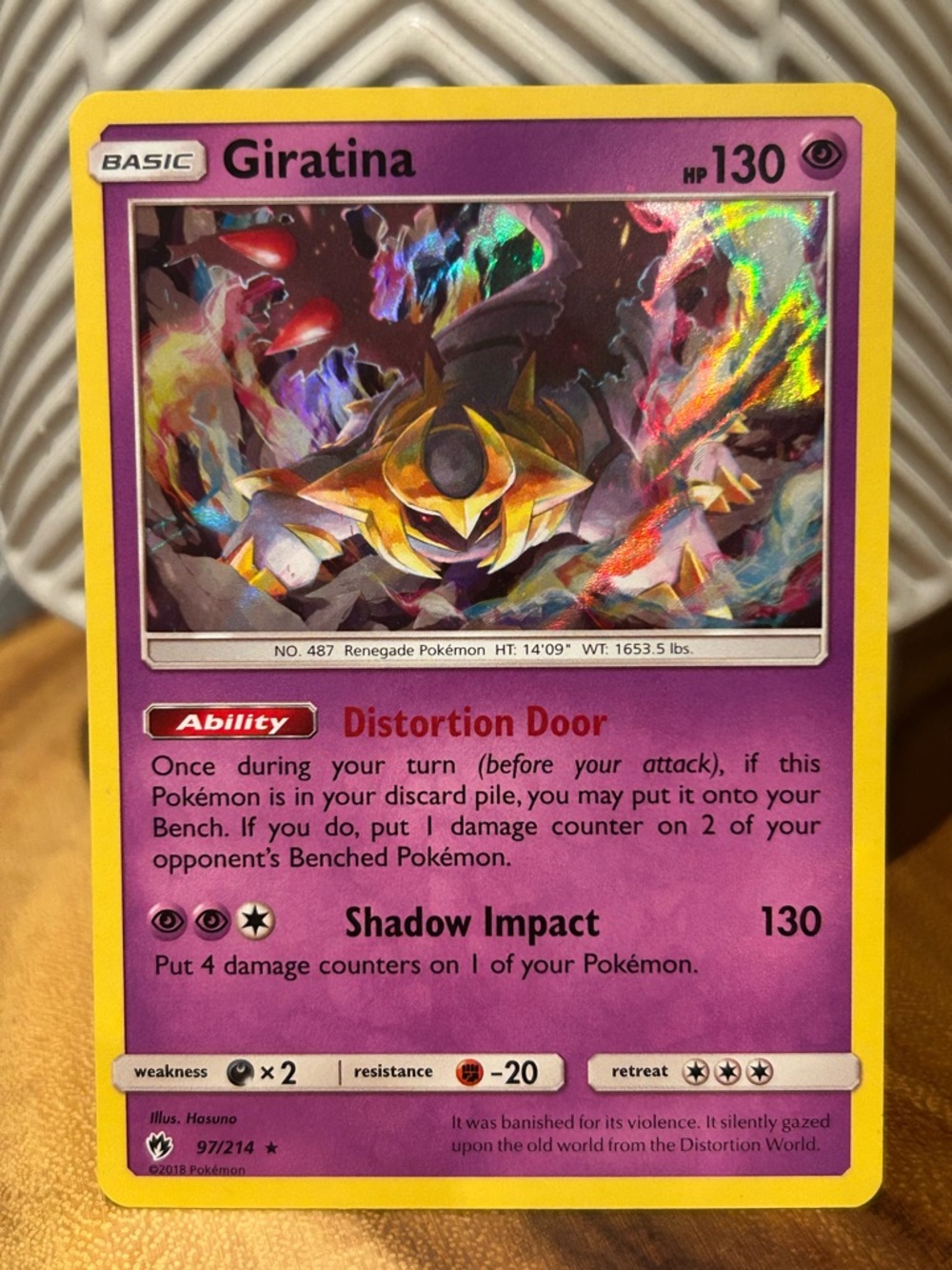 Pokemon Giratina, 2018, Reverse Holo, Collectible, Fan Favorite